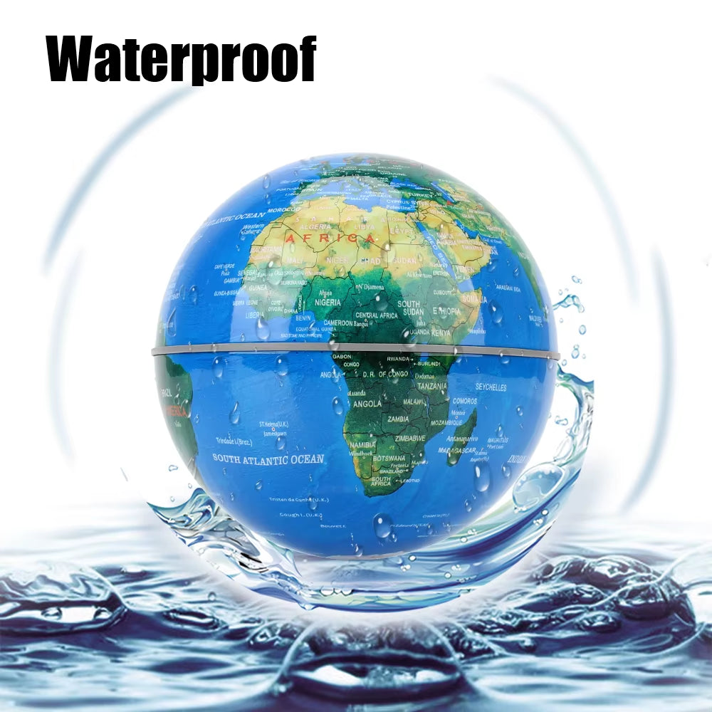 Magnetic Levitation Globe Lamp with Illuminated World Map - Distinctive Anti-Gravity Home Décor and Ideal Gift for Birthdays