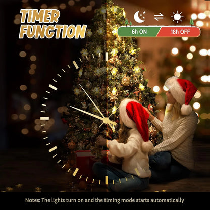 Snowflake Christmas Window Lights, 50 LED Battery Operated Curtain Light with Timer, 8 Modes Xmas Decoration Indoor Hanging Light for Window Bedroom Wall, Warm White