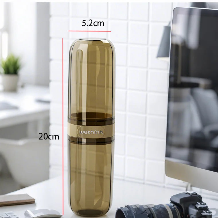 Portable Toothbrush & Toothpaste Travel Case | Protective Storage Box for Camping, Trips & Daily Use