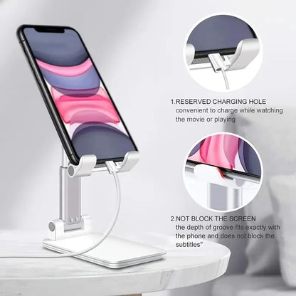 Adjustable Desk Mobile Phone & Tablet Stand | Universal Holder for iPhone, iPad, Xiaomi & More