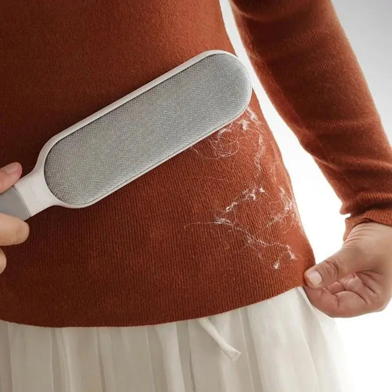 Effortless Double-Sided Pet Hair Remover & Lint Brush - Ideal for Cats, Clothing, Sofas, and Carpets