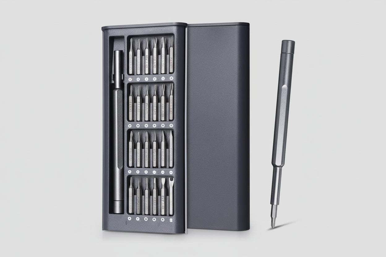 Ultimate 25-in-1 Precision Screwdriver Set | Magnetic Multi-Head Kit for iPhone, PC, Watches, Cameras & Glasses – Fix Anything with Ease