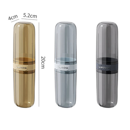 Portable Toothbrush & Toothpaste Travel Case | Protective Storage Box for Camping, Trips & Daily Use