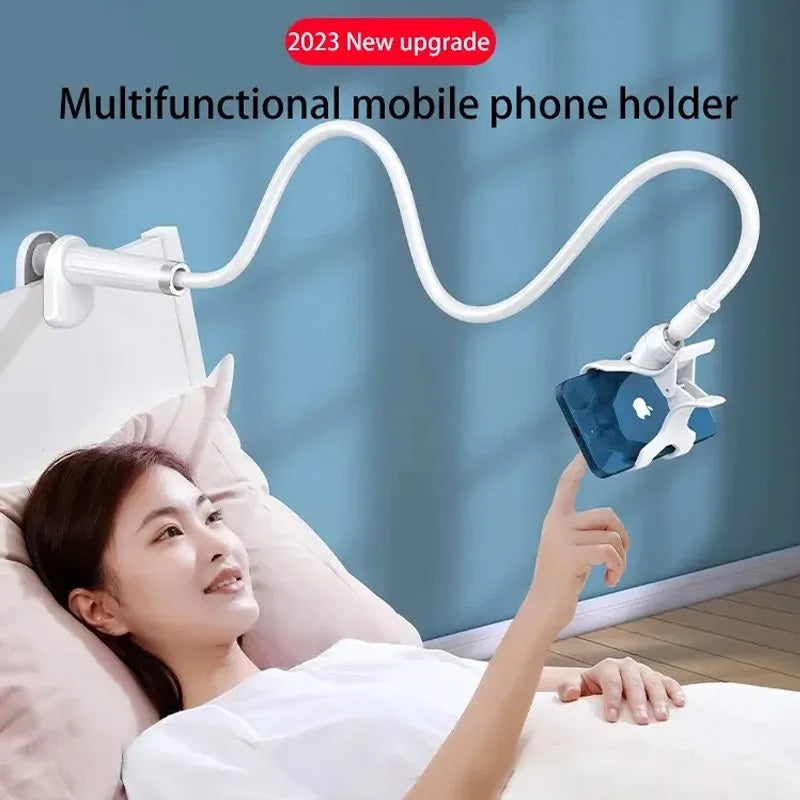 360° Clip Mobile Phone Holder Stand | Flexible & Portable Desk/Bed Mount for iPhone, Samsung, Xiaomi