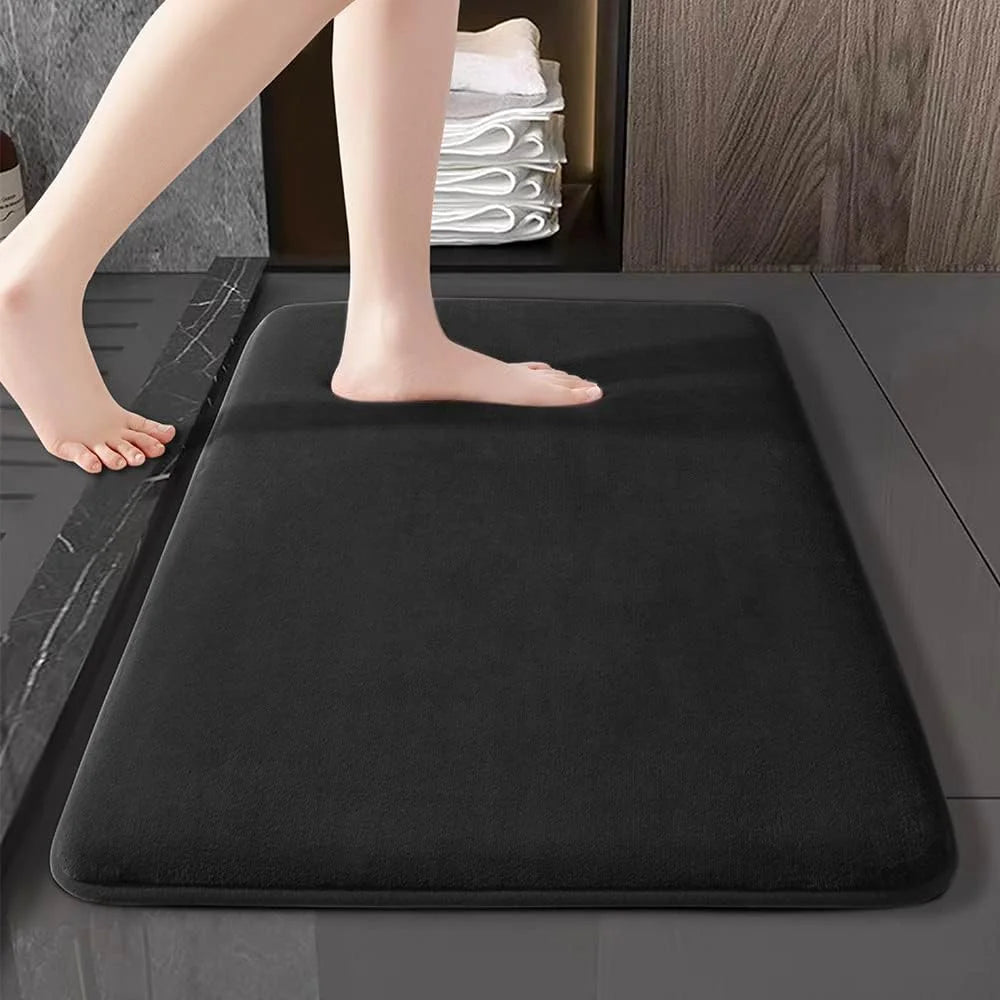 Super Absorbent Bath & Floor Mat | Anti-Slip Coral Velvet Bathroom and Door Mat