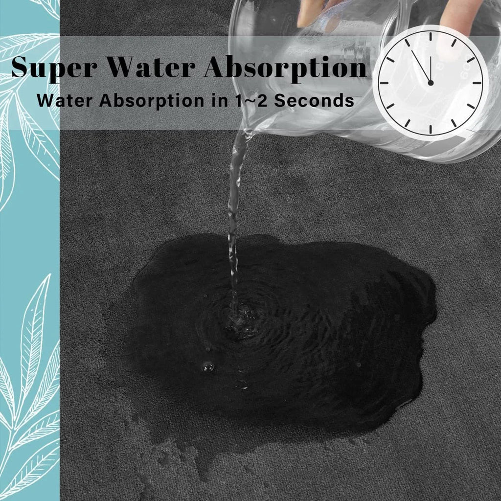 Super Absorbent Bath & Floor Mat | Anti-Slip Coral Velvet Bathroom and Door Mat