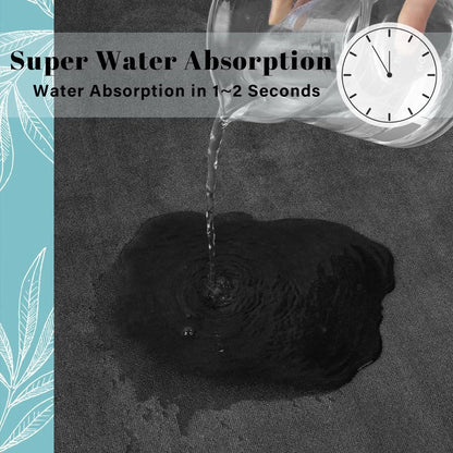 Super Absorbent Bath & Floor Mat | Anti-Slip Coral Velvet Bathroom and Door Mat