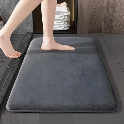 Super Absorbent Bath & Floor Mat | Anti-Slip Coral Velvet Bathroom and Door Mat