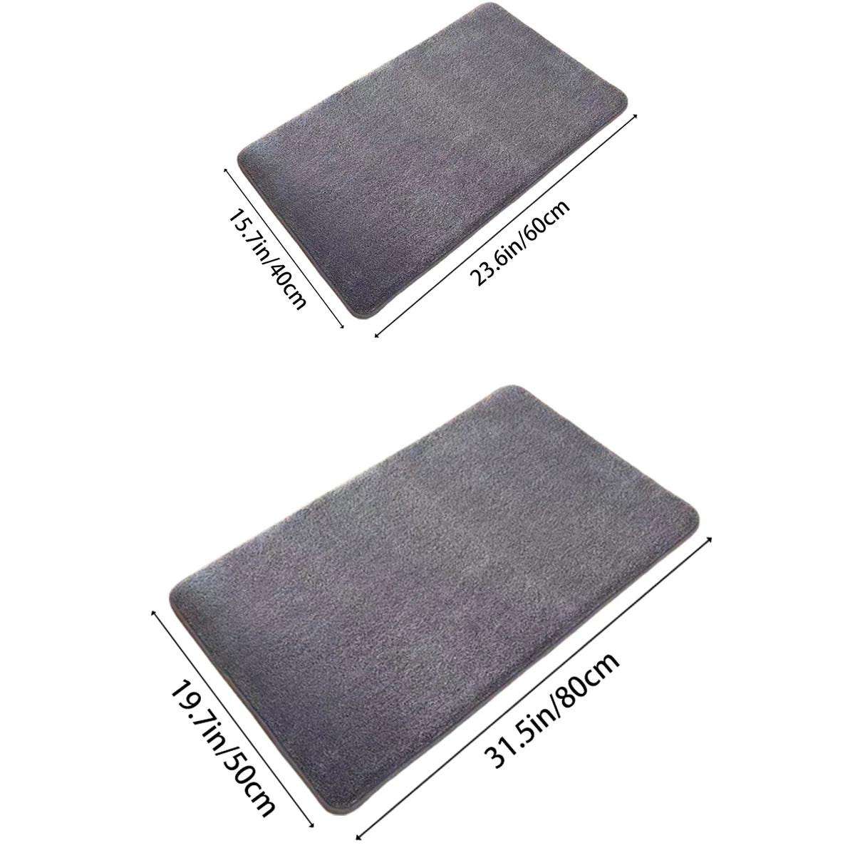 Super Absorbent Bath & Floor Mat | Anti-Slip Coral Velvet Bathroom and Door Mat